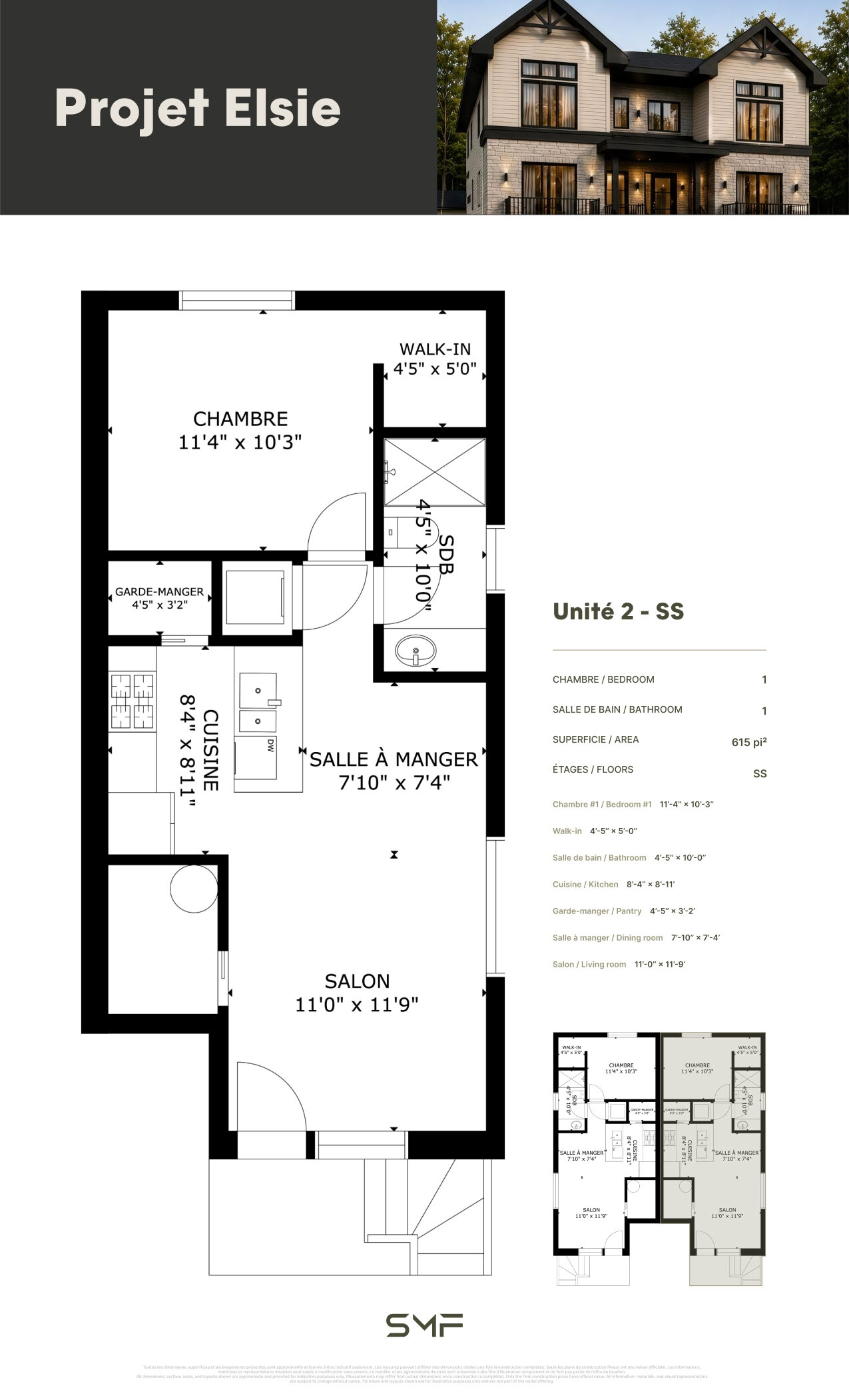 Plan de l'unité Elsie-2