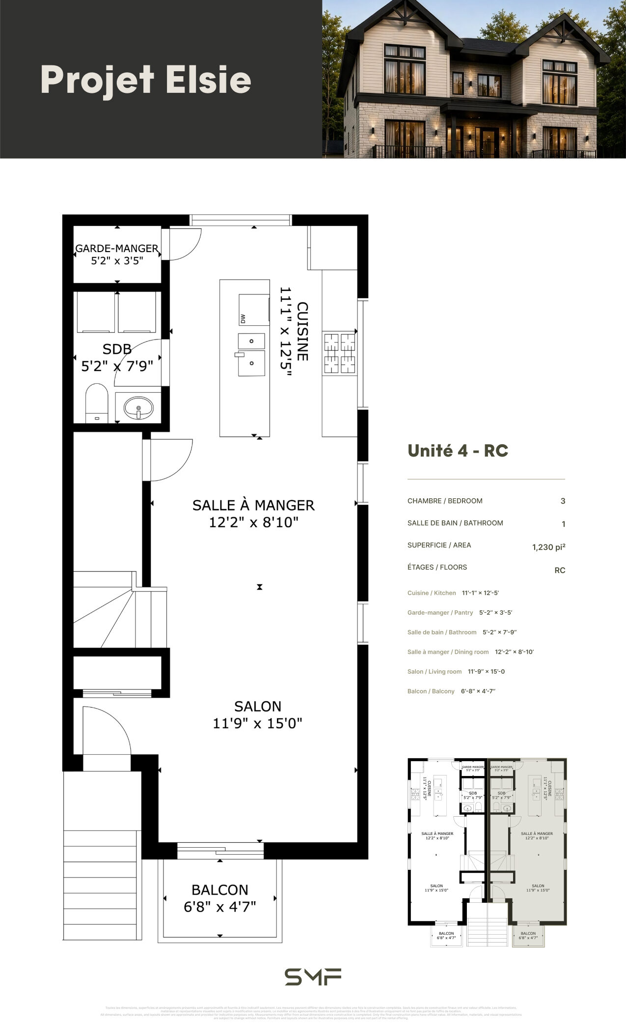 Plan de l'unité Elsie-4