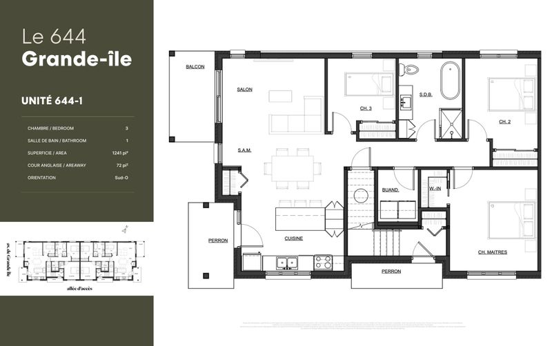 Plan de l'unité 644-1
