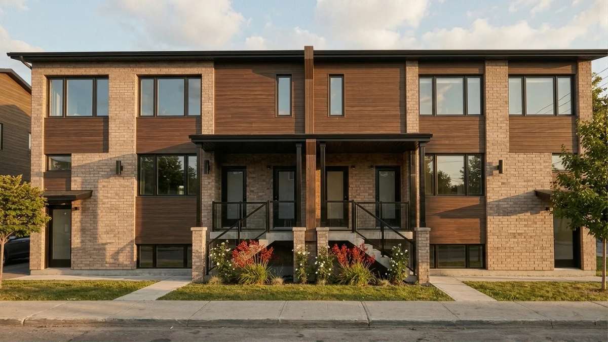 Façade du projet Le projet Édouard à Salaberry-de-Valleyfield
